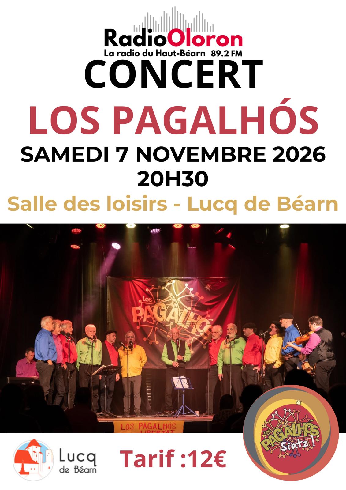Affiche concert los pagalhos